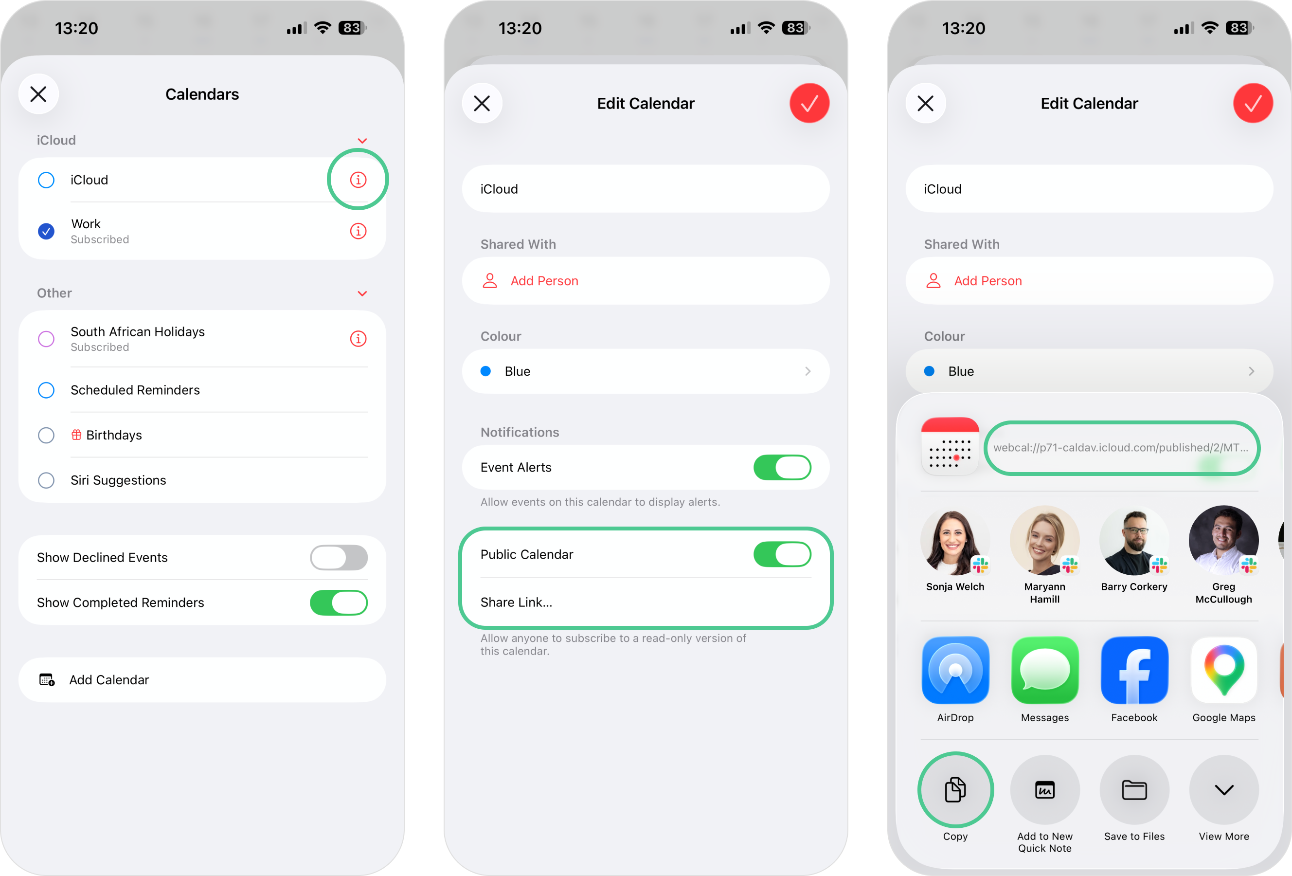 Share an iCloud calendar with a Google or Outlook user Share an iCloud calendar with a Google or Outlook user