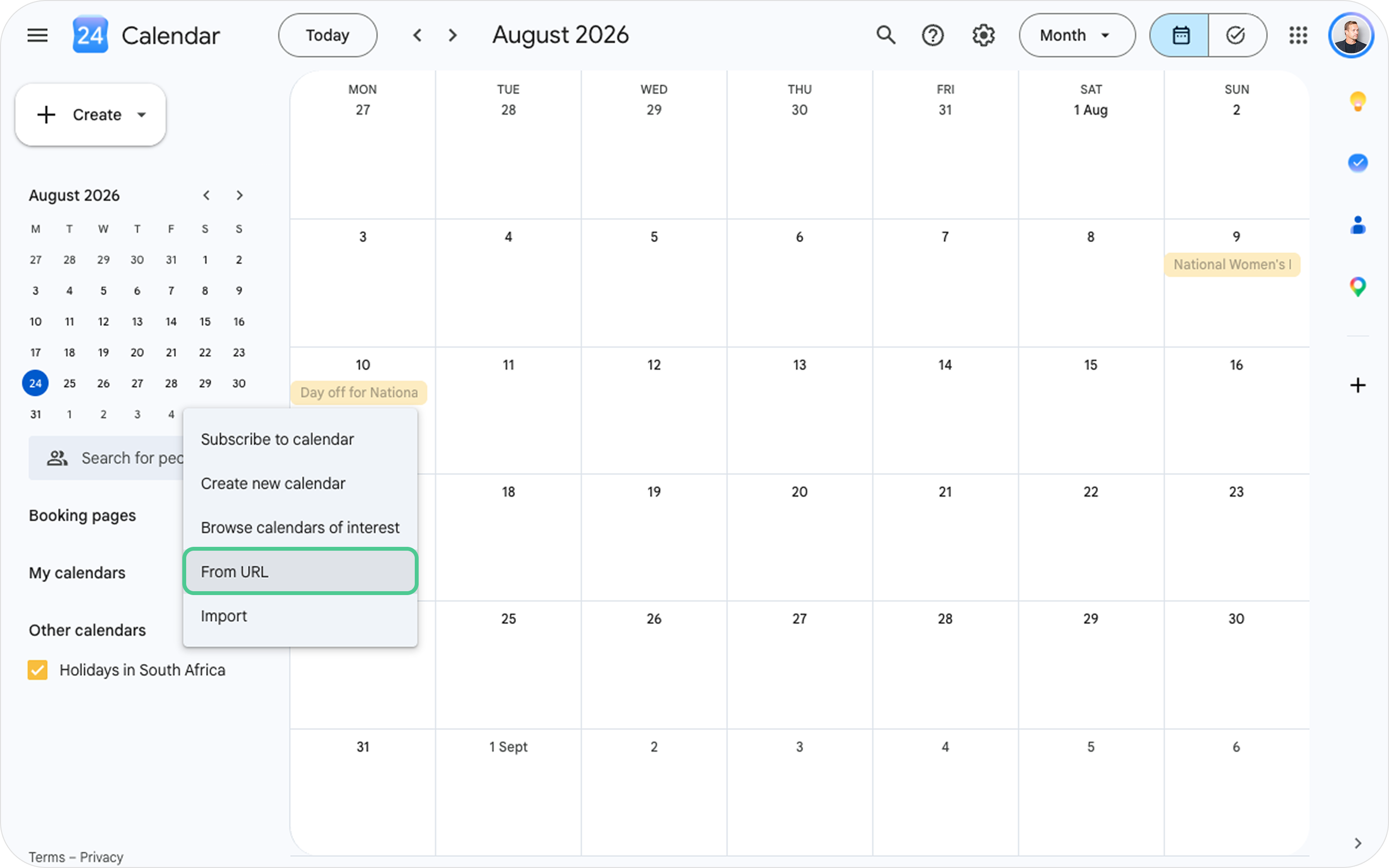 Adding an iCloud calendar URL to Google Calendar Adding an iCloud calendar URL to Google Calendar