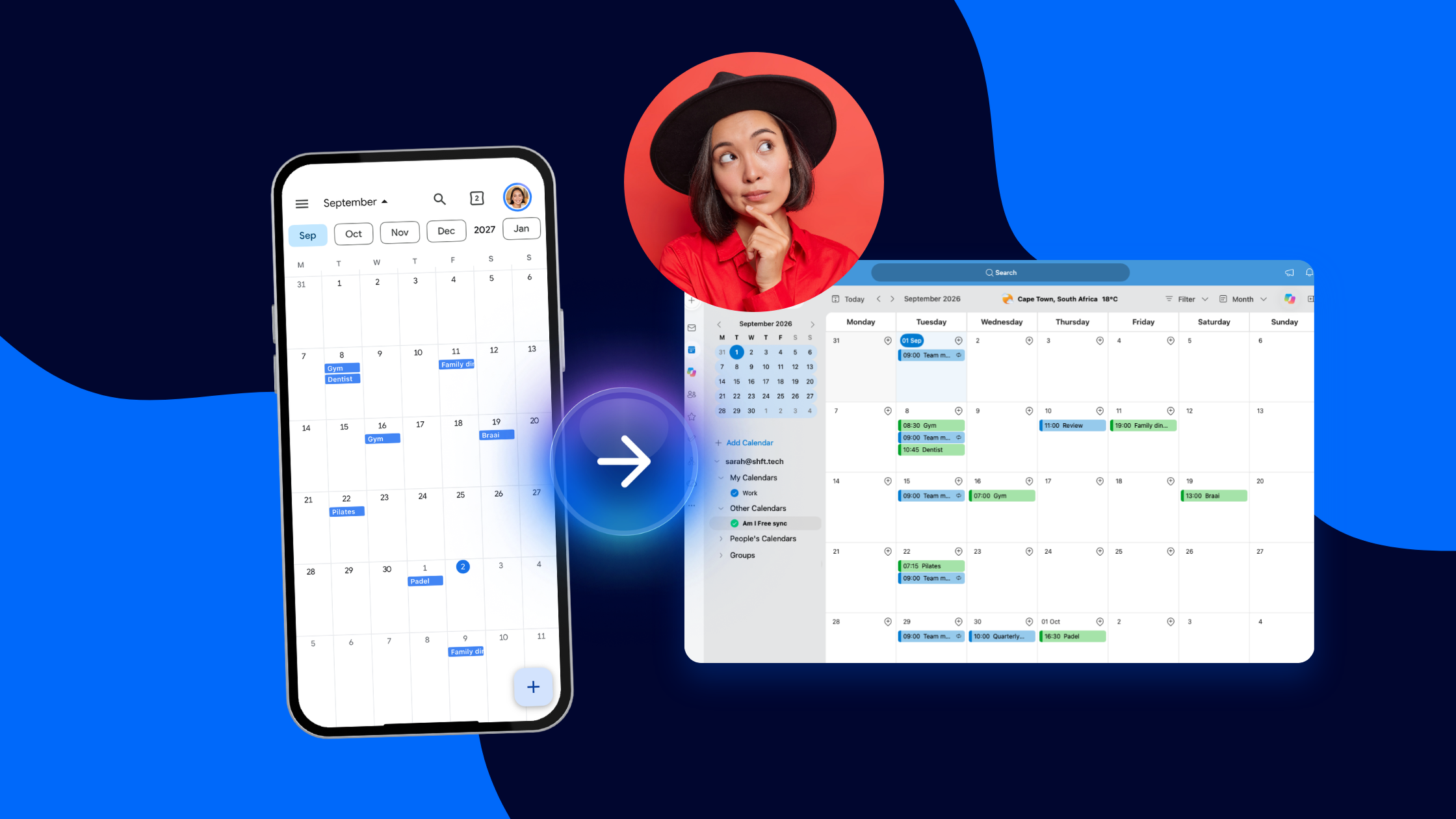 How to sync calendars